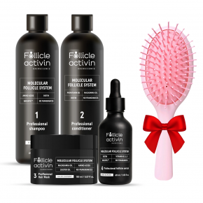 Follicle Activin: Curs complet – regenerează creșterea și volumul părului (acționează ca o mezoterapie)