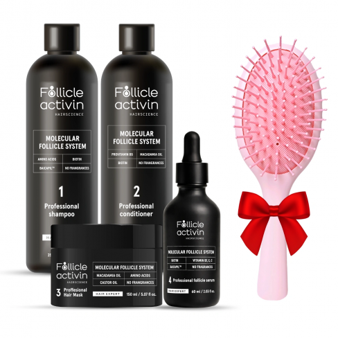 Follicle Activin: Curs complet – regenerează creșterea și volumul părului (acționează ca o mezoterapie)